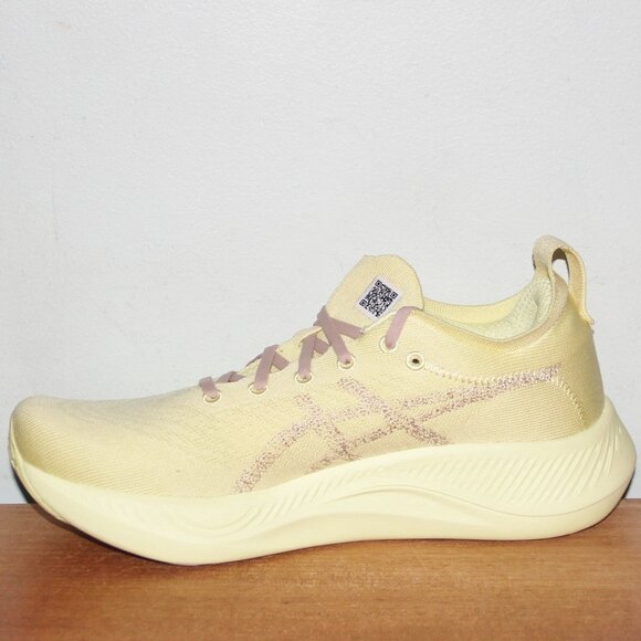 Asics Nimbus Mirai Running Shoes Mens 11 11.5 Huddle Yellow Mineral Beige main image 4